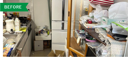 神奈川県逗子市の不用品回収実績（作業前）