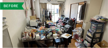 神奈川県逗子市の不用品回収実績（作業前）